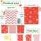 Fabric Drawstring Gift Bags Assorted, 6pcs Reusable Christmas Wrapping Sacks Cloth Pouches for Xmas Presents Party Favor